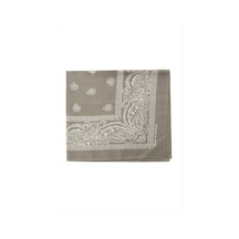 Zero Land Çini - 636 - Desenli Bandana - Nazblsmm - 50x50 Gri