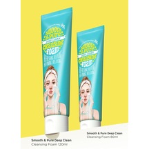 Smooth& Pure Deep Clean Cleansing Foam 80ml -bitki Özlü Arındırıcı Doğal Cilt Temizleme Köpüğü