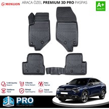 Paspasları, Citroen C4x 2022 3d Lazer Ölçülü Kokusuz Kaymaz Önvearka
