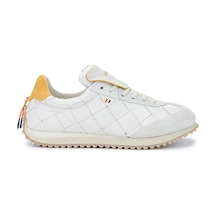Barracuda Erkek Hakiki Deri Beyaz/taş/turuncu Sneakers & Spor Ayakkabı 511 Bu3545 Erk Ayk Y24 Marmo/camelıa/orange Beyaz