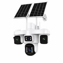 Trio Tr-sgx479 4 Kameralı 4x3 Mp Solar 4g Ptz Sim Kartlı Kamera Veesky