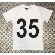 Stoned&Fame 35 Baskılı T-shirt Beyaz Stoned&Fame 35 Baskılı T-shirt Beyaz