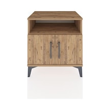 Hyperion Komodin 2 Raflı 2 Kapaklı 60x44x64 Çam-çam Çam