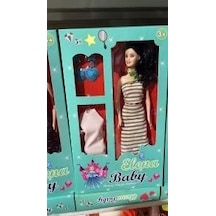 Oyuncak Elbiseli Küpeli Model Bebek