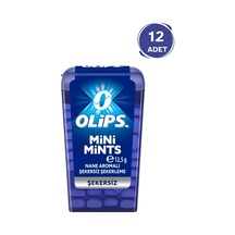 Olips Mini Mints Şekersiz Nane Aromalı Şekerleme 12 x 12.5 G