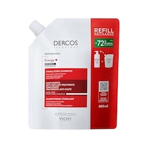 Vıchy Dercos Energy+ Dökülme Karşıtı Şampuan Yeniden Dolum Paketi 400 Ml Tüm Saç Tipleri, Sağlıklı Ve Güçlü Saçlar, Aminexil Ve Niasinamid İle Zenginleştirilmiş