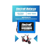 Motolux F5 Uyumlu Batarya Standart Kapasite Lifepo4 48v 18ah Elektrikli Motosiklet Bataryası
