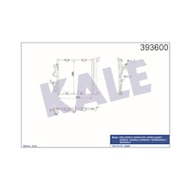 KALE OTO Radyatör 393600 Klima Radyatörü Astra H 05- 1.3 Cdtı 1.7 Cdtı 1.9 Cdtı Zafira B 05- 405X385X18