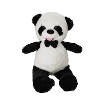 Uyku Arkadaşım Sevimli Panda Peluş Oyuncak Dev Boy 75 Cm Siyah