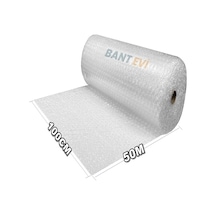 Bant Evi Balonlu Naylon Patpat Havalı Eşya Koruma Ambalaj Paket 100 CM x 50 M