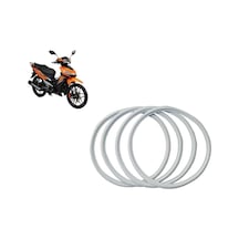 Kuba Esy Pro 50 -aym Kardeşler- Lastik Yanak Set 17 Jant 4lü Takım Beyaz