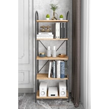 Metal Kitaplık Atlantik Çam 180 Cm Çok Renkli