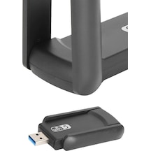 Mbps Wifi Alıcı Kablosuz Wifi Adaptörü Çift Band Çift Antenli Yeni Nesil - Lisinya