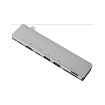 Kompakt Type-c 7 İn 1 Adaptör İle Çoklu Bağlantı İmkanları