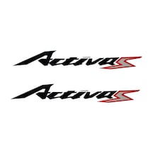 Honda Activa S Sticker Yazi Seti
