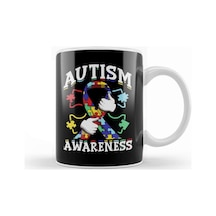 Autism Awareness Ribbon Autism Awareness Supporter Kupa Bardak Porselen Karışık