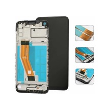 Samsung A11 Dokunmatik Ekran Servis Çıtalı Siyah
