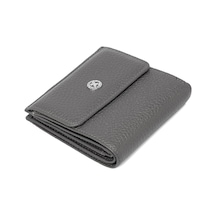 Tergan Gri Deri Kadın Cüzdan 05627G35 Gri
