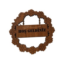 Kapı Süsü Numaralık Hoş Geldiniz Yazılı Dekoratif Ev Hediyesi
