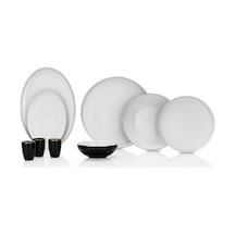 Schafer Adel Black Yemek Takımı-56 Parça-siyah