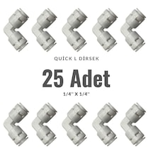 Su Arıtma Cihazı Quick Dirsek L 1/4'' 25 Adet
