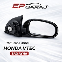 Honda Civic Vtec 2001-2006 Model Sedan Uyumlu Sağ Ayna
