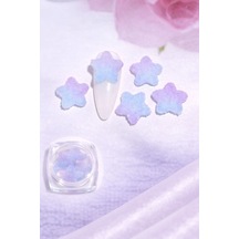 Candy Glow 3d Sugar Star Nail Charm Aurora Blue No:16