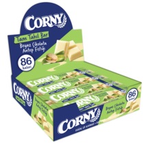 Corny Tam Tahıl Bar Beyaz Çikolata Antep Fıstığı 20 Gr X12li
