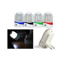 Fotoselli Led Gece Lambası, Otomatik Sensörlü 10 Parça Siyah
