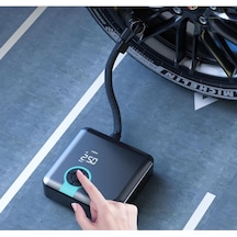 Araba Hava Kompresörü Dijital Ekranlı Taşınabilir Lastik Şişirme Hava Pompası Powerbank
