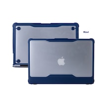 Macbook Uyumlu Air Kılıf Darbe Emici Outdoorhf Touchıd'li A1932 İle Uyumlu 2018/2019 Mavi