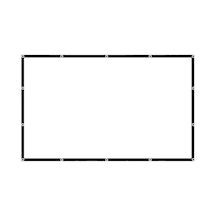 Reedark 84 İnç 16:9 Dikişli Polyester Yumuşak Tablo - Taşınabilir Projeksiyon Ekranı, Ev Ve Dış Mekan İçin Hd Görüntü Kalitesi, 1.86x1.05m