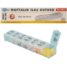 Rabır Haftalık İlaç Muhafaza Saklama Kutusu % 0 Bpa Hijyenik