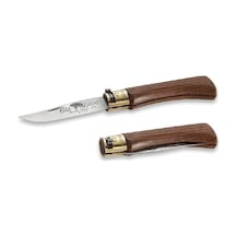 Old Bear 23 Cm Ceviz Ahşap Sap 9'' Xl Kamp Çakı Kahverengi