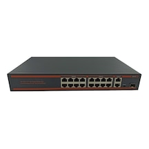 Nova ND1 PD1621LG Uyumlu 16 Port Poe 10/100 Mbps + 2 Port Switch