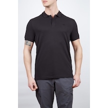 Alpinist Roc Erkek Polo T-Shirt Siyah (539325661)
