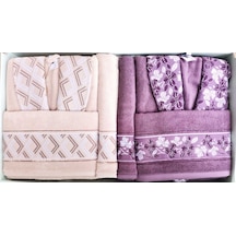 Fıore Bej-murdum Aile Seti Bornoz Takımı Bej Fıore Bej-murdum Aile Seti Bornoz Takımı Bej