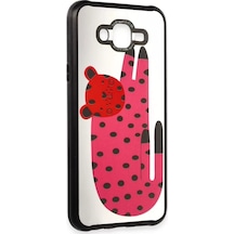 Newface Samsung Galaxy J7 Kılıf Mirror Desenli Kapak - Mirror - 12 Çok Renkli