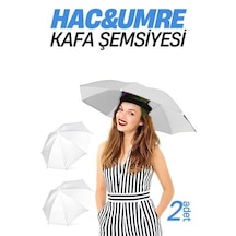 Zenvac Hac Umre Kafa Şemsiyesi Güneş Koruma Şemsiyesi 2 Adet 716267 Zenvac29