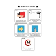 Paslanmaz Çelik Havluluk/yapışkanlı Sistem/banyo Askısı/havlu Askısı / 24cm