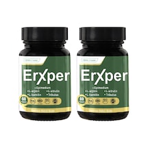 Erxper Erkeklere Özel Takviye Edici Gıda 2 Adet 60 Kapsül Sperm Parametreleri &amp Performansdestek Kompleksi