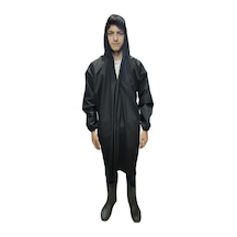 Su Rüzgar Geçirmez Palto Siyah 2XL Siyah