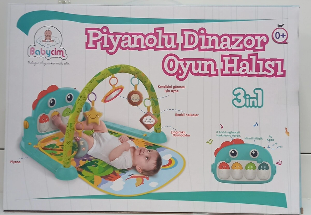 Piyanolu Dinazor Oyun Halısı