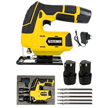 Steiner ST-12V 3.0AH S Li-ion Çift Akülü Şarjlı Dekupaj Testere Sarı