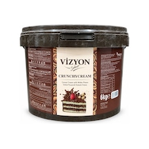 Vizyon Crunchyceam Gofret Parçacıklı Kakaolu Krema 6 Kg