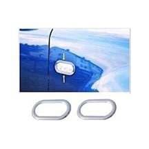 Nissan Qashqai Krom Sinyal Çerçevesi 2 prç. 2007-2010 Paslanmaz.Ç
