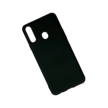 Bezos Samsung Galaxy A20s Uyumlu Kılıf Nano İçi Kadife Silikon - Siyah Ob
