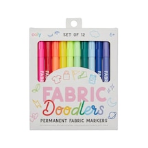 Ooly Fabric Doodlers 12 Li Kumaş Boya Kalemi 130-102 Diğer