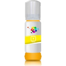QC Epson EcoTank L6580 Uyumlu Yazıcı Mürekkebi 70ml Y Yellow Sarı Pigment