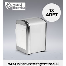 Masa Dispenser Peçete 200lü - 18 Adet